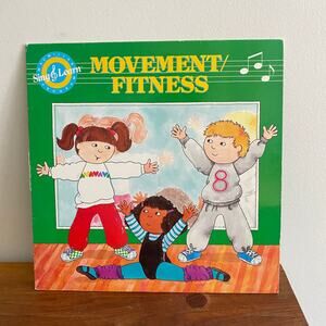 Vintage 1988 Movement Fitness Sing & Learn Vinyl Record